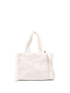 Borsa Colette per bambina MC2 Saint Barth Kids beige con dettagli in shearling - Rubino Kids