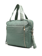 Borsa con manico per bambina Stella McCartney Kids verde con trama trapuntata - Rubino Kids