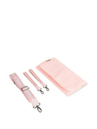 Borsa fasciatoio Choupette per neonata Karl Lagerfeld Kids rosa con logo sulla fascia - Rubino Kids