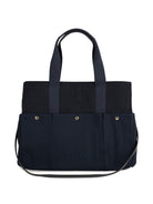Borsa fasciatoio per bambini Chloé Kids blu con ricamo - Rubino Kids