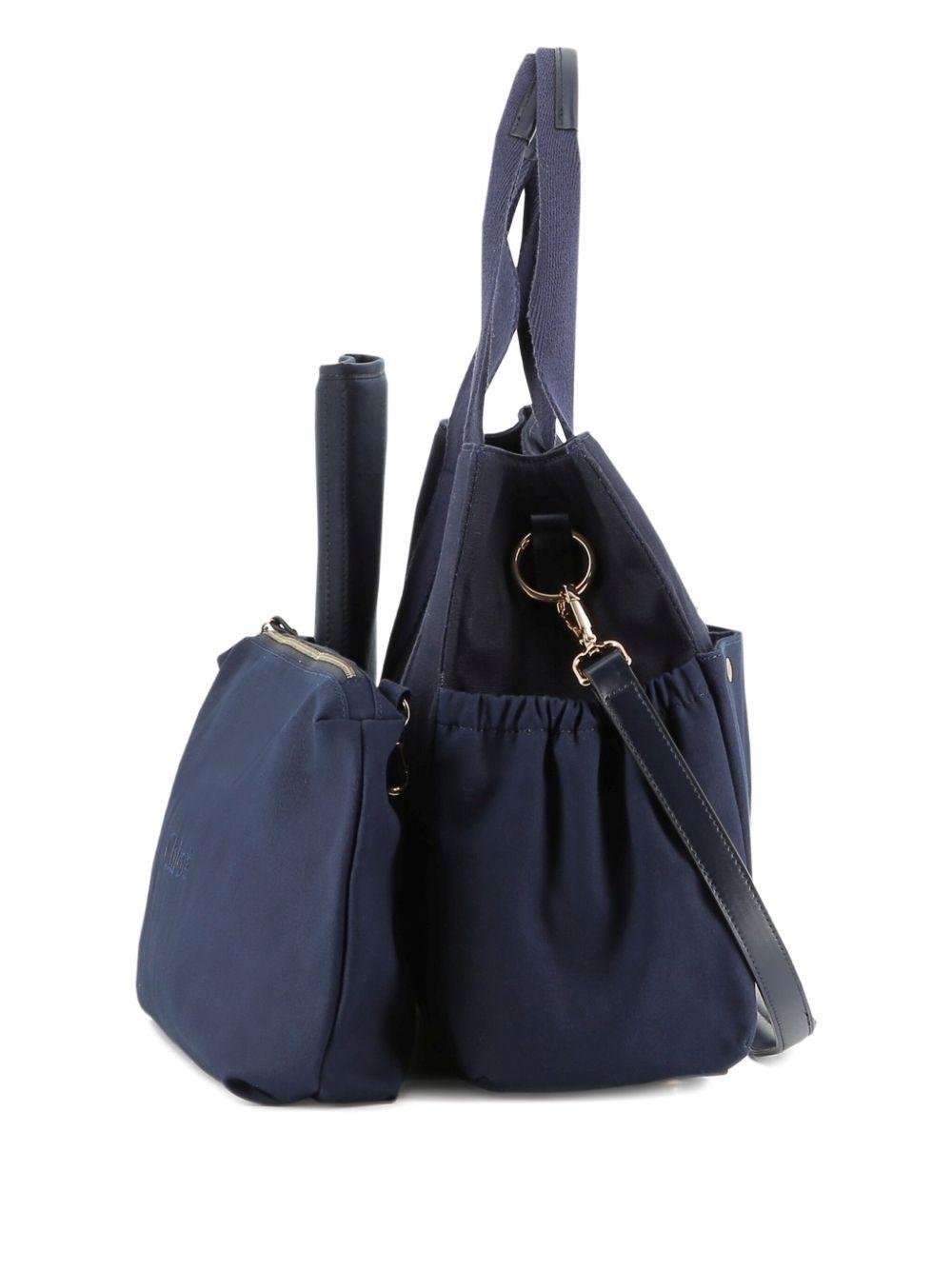 Borsa fasciatoio per bambini Chloé Kids blu con ricamo - Rubino Kids