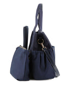 Borsa fasciatoio per bambini Chloé Kids blu con ricamo - Rubino Kids