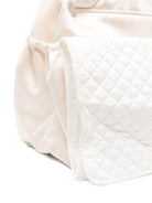 Borsa fasciatoio per neonata Elisabetta Franchi La Mia Bambina bianco con logo - Rubino Kids