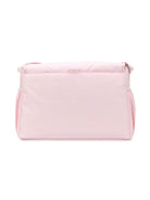 Borsa fasciatoio per neonata Emporio Armani Kids rosa con placca con logo - Rubino Kids