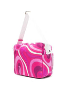 Borsa fasciatoio per neonata Pucci Junior fucsia con stampa grafica - Rubino Kids