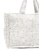 Borsa fasciatoio per neonati Avery Row bianco trapuntata con stampa del logo - Rubino Kids