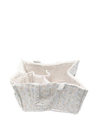 Borsa fasciatoio per neonati Avery Row bianco trapuntata con stampa del logo - Rubino Kids