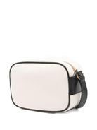 Borsa fasciatoio per neonati Balmain Kids bianca e nera con logo sul davanti - Rubino Kids