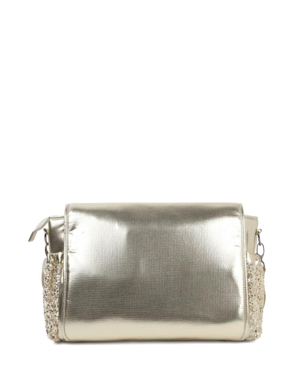 Borsa fasciatoio per neonati Billieblush color oro con paillettes - Rubino Kids