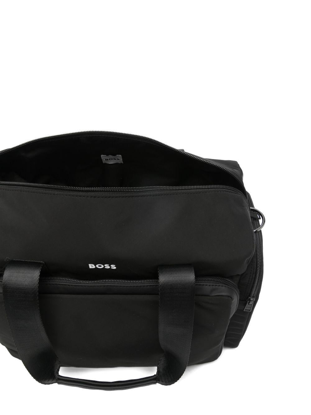 Borsa fasciatoio per neonati Boss Kidswear nero con tracolla staccabile - Rubino Kids