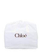 Borsa fasciatoio per neonati Chloé Kids azzurra con logo ricamato - Rubino Kids