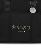 Borsa fasciatoio per neonati Kenzo Kids nera con ricamo - Rubino Kids