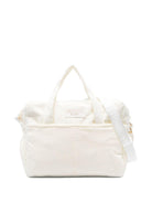Borsa fasciatoio per neonati Moschino Kids bianco con stampa Teddy Bear - Rubino Kids
