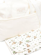 Borsa fasciatoio per neonati Moschino Kids bianco con stampa Teddy Bear - Rubino Kids