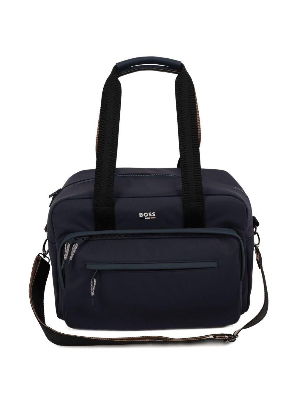 Borsa fasciatoio per neonato Boss Kids blu con tracolla rimovibile - Rubino Kids