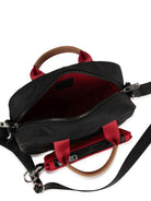 Borsa messenger per bambina Givenchy Kids nero con inserti - Rubino Kids