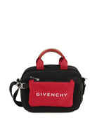 Borsa messenger per bambina Givenchy Kids nero con inserti - Rubino Kids