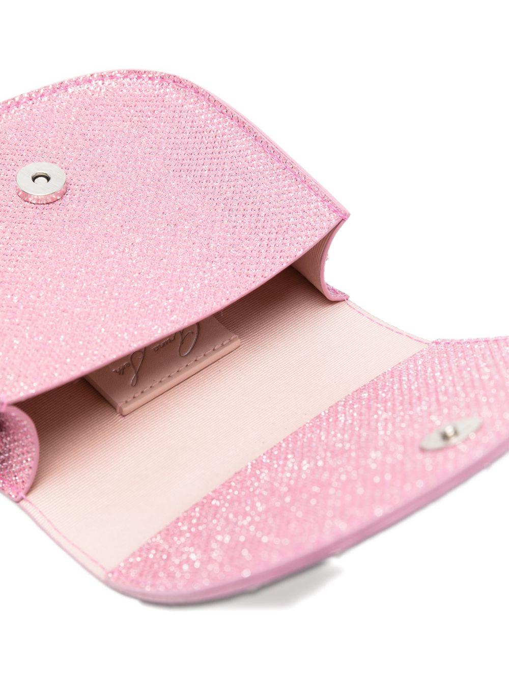 Borsa per bambina Aruna Seth rosa con applicazione farfalle - Rubino Kids