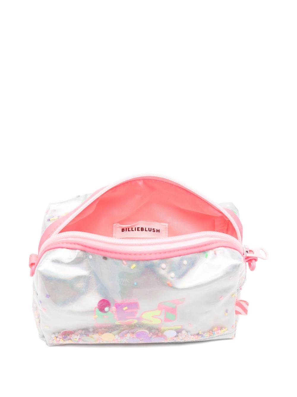 Borsa per bambina Billieblush argentata con dettagli coriandoli - Rubino Kids