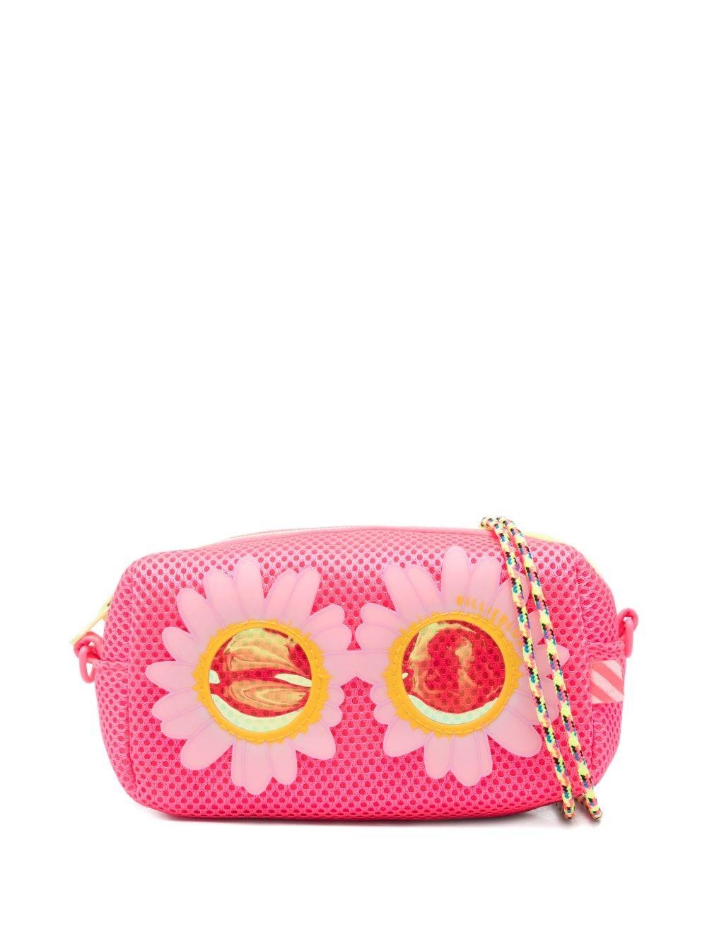 Borsa per bambina Billieblush rosa con applicazioni a fiore - Rubino Kids