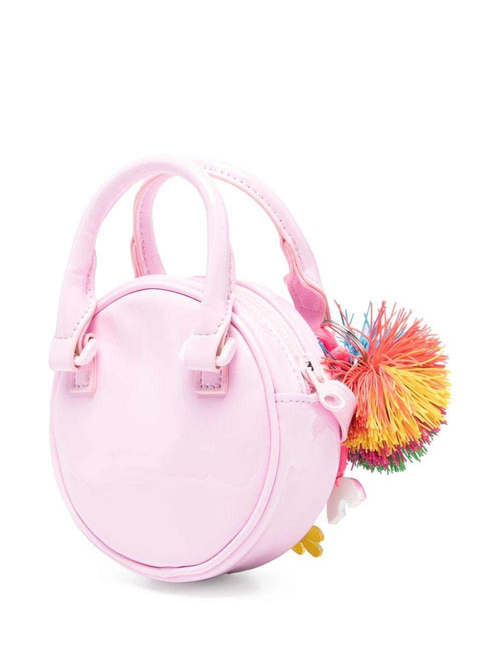 Borsa per bambina Billieblush rosa con tracolla a perline - Rubino Kids