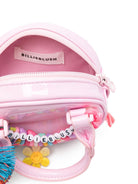 Borsa per bambina Billieblush rosa con tracolla a perline - Rubino Kids