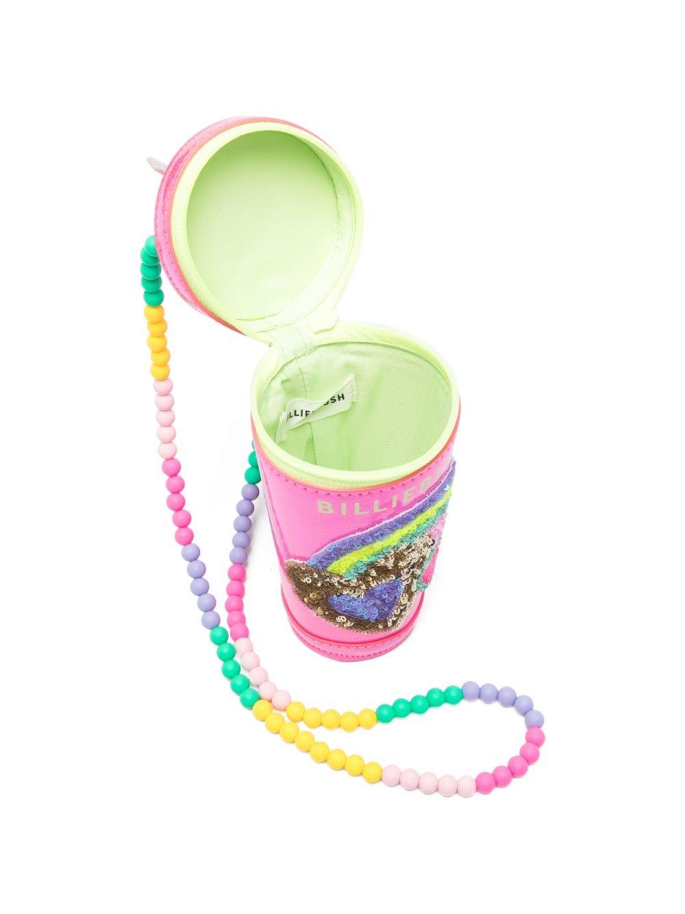 Borsa per bambina Billieblush rosa Milkshake con paillettes - Rubino Kids