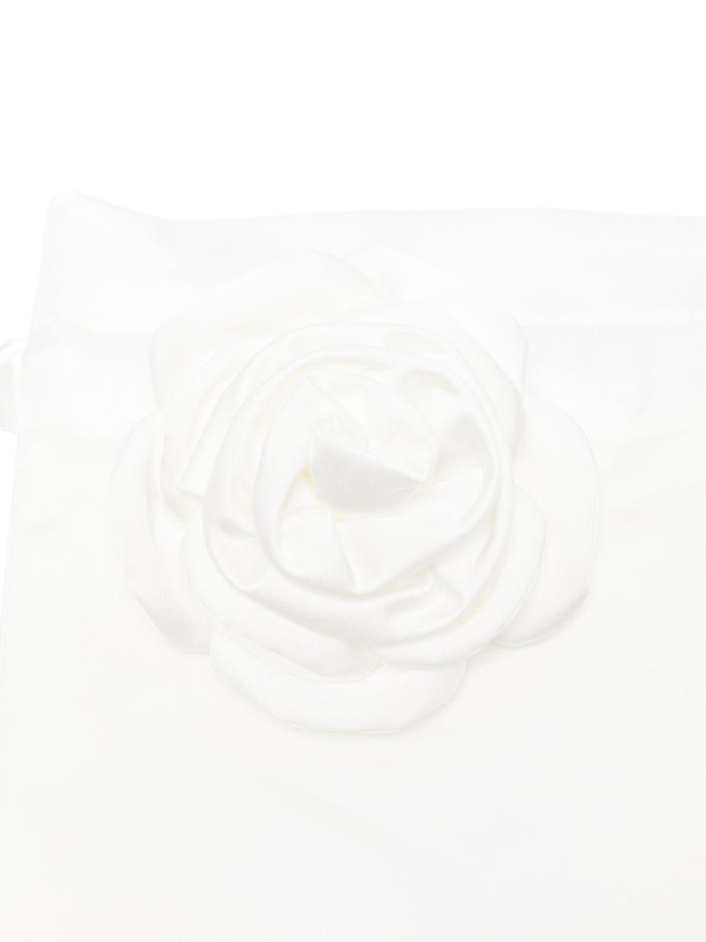 Borsa per bambina Colorichiari bianca con fiocco sul davanti - Rubino Kids