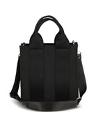 Borsa per bambina DKNY Kids nera con stampa con logo - Rubino Kids