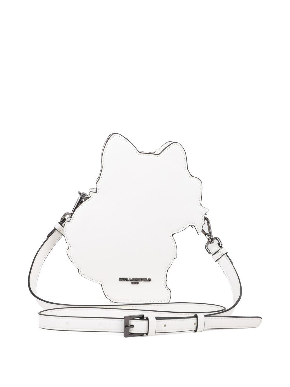 Borsa per bambina Karl Lagerfeld Kids bianca a forma di Choupette - Rubino Kids