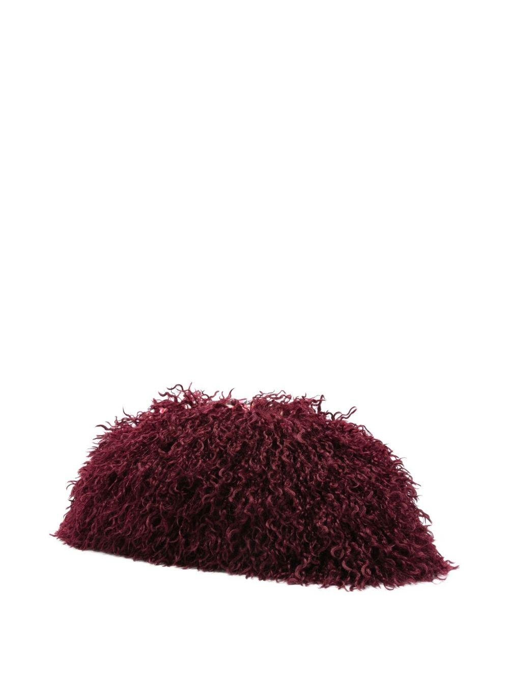 Borsa per bambina Missoni Kids bordeaux in pelo riccio - Rubino Kids