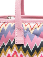 Borsa per bambina Missoni Kids rosa con motivo a zigzag - Rubino Kids