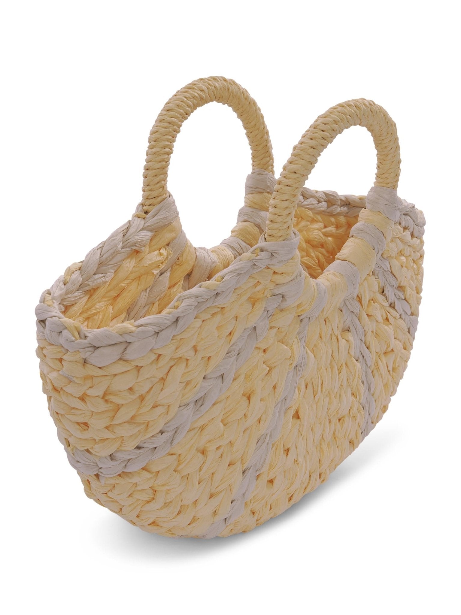 Borsa per bambina Molo multicolore con dettagli intrecciati - Rubino Kids