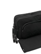 Borsa per neonato Boss Kids nera con logo frontale in rilievo - Rubino Kids