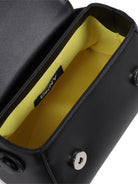 Borsa tote per bambina DKNY Kids nera con logo con strass - Rubino Kids