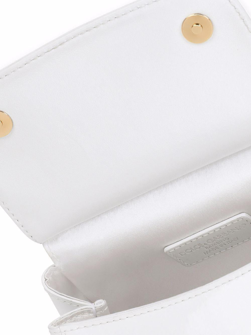 Borsa tote per bambina Dolce & Gabbana Kids Sicily mini bianca - Rubino Kids