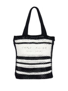 Borsa tote per bambina Philosophy di Lorenzo Serafini Kids nera con logo sul davanti - Rubino Kids