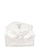 Borsa trousse per neonati Bonpoint bianca con stampa grafica all - over - Rubino Kids