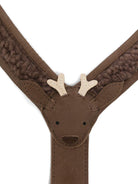 Bretelle per bambino Donsje marroni con cinturini regolabili - Rubino Kids