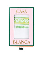 Calzini per bambino Casablanca Kids bianco con decorazione onde - Rubino Kids