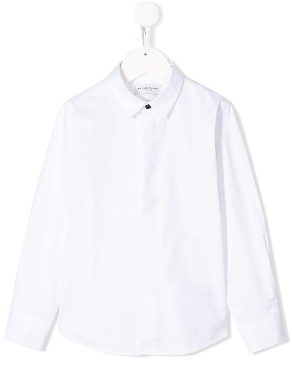 Camcia per bambino Paolo Pecora Kids bianca con colletto classico - Rubino Kids