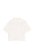 Camicia Elyas per bambino Bonpoint bianca con ricamo logo sul davanti - Rubino Kids