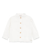 Camicia Flo per neonata Donsje bianca con colletto alla coreana - Rubino Kids