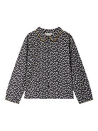 Camicia Jacinthe per bambina Bonpoint blu con stampa ciliegia - Rubino Kids