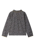 Camicia Jacinthe per bambina Bonpoint blu con stampa ciliegia - Rubino Kids