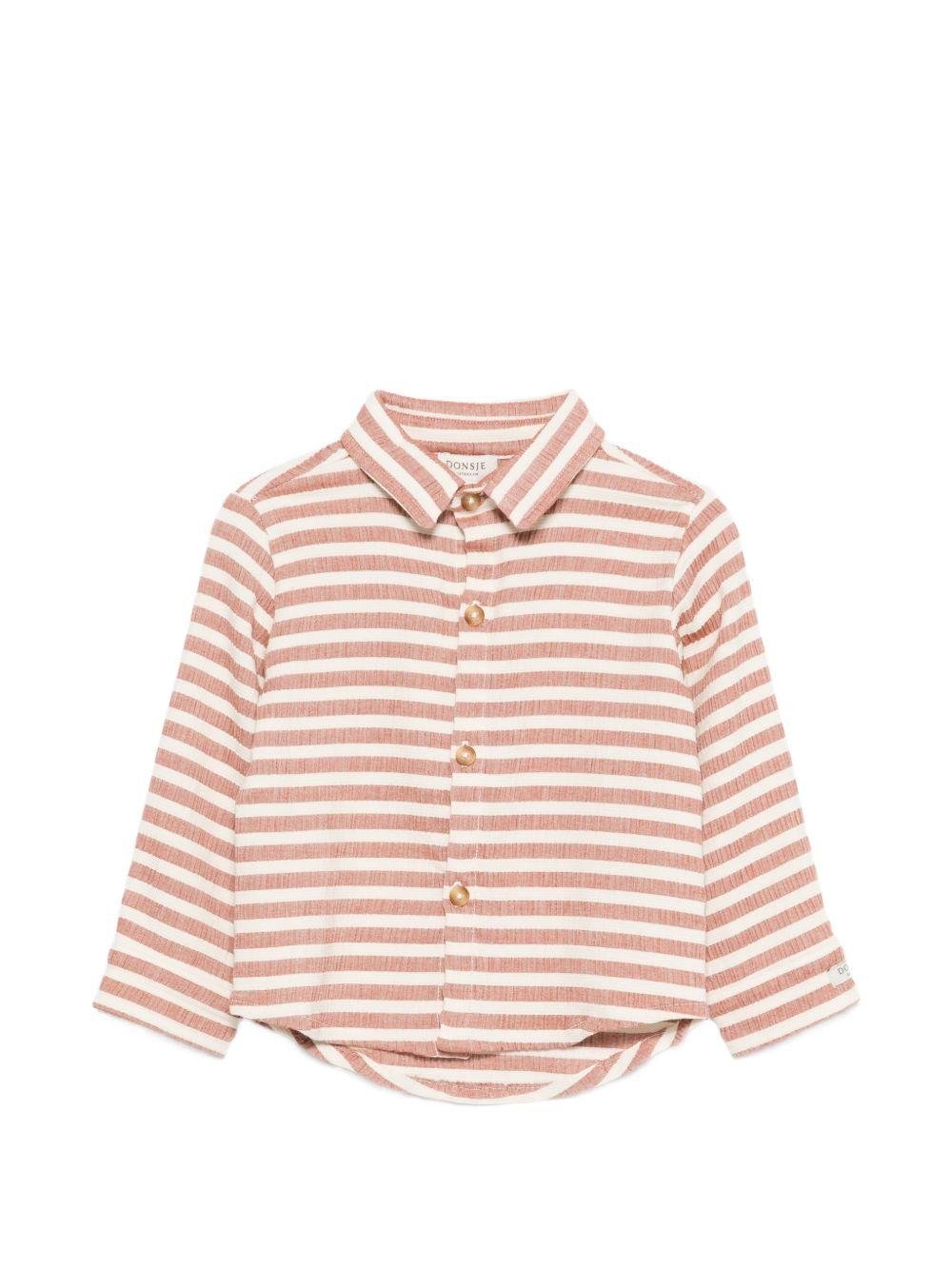 Camicia Leom per neonato Donsje multicolor con motivo a righe - Rubino Kids