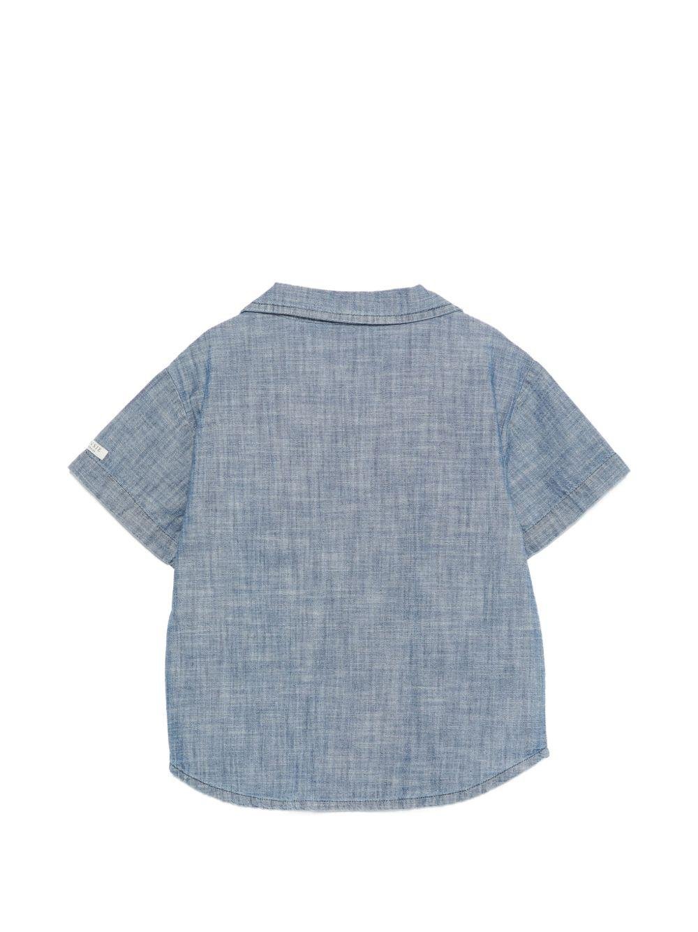 Camicia Ludon per neonato Donsje denim con ricamo Jeep - Rubino Kids