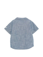 Camicia Ludon per neonato Donsje denim con ricamo Jeep - Rubino Kids