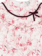 Camicia per bambina A'lapage rosa stampa floreale - Rubino Kids