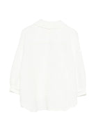 Camicia per bambina Douuod Kids bianca con colletto classico - Rubino Kids